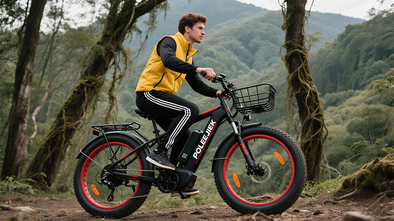 e-bike rider stories, folding electric bike, retro e-bike, pedal assist bike for seniors, urban commuter e-bike, step-through electric bike, vintage style ebike, city electric bicycle, POLEEJIEK e-bike reviews